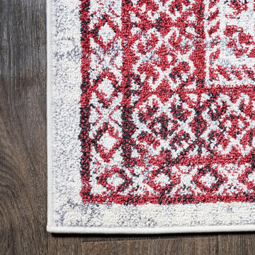 Boho Cottage Medallion Area Rug